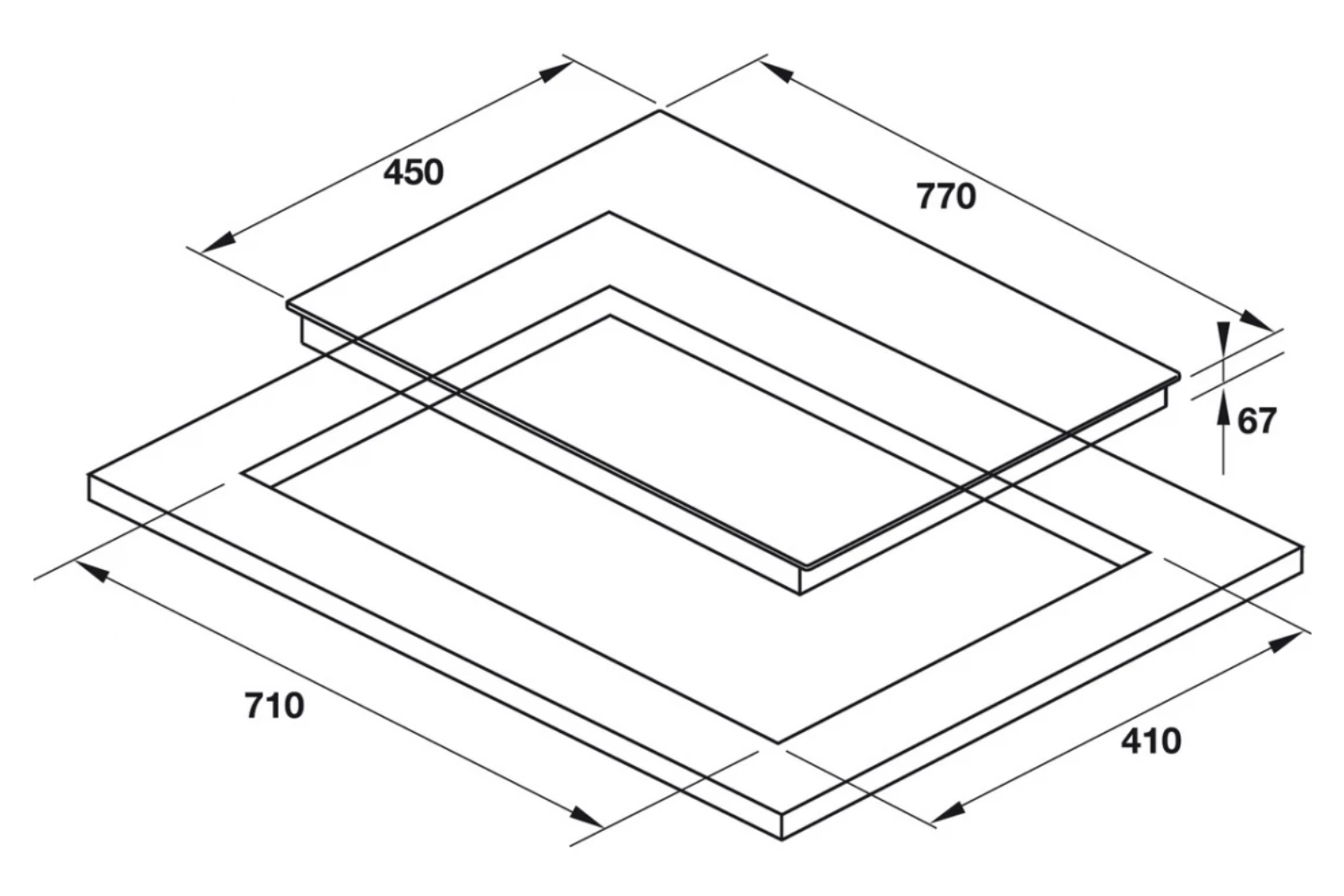 Bếp Điện Đôi Hafele HC-R772D (536.61.685) | 02 Vùng Nấu Hồng Ngoại