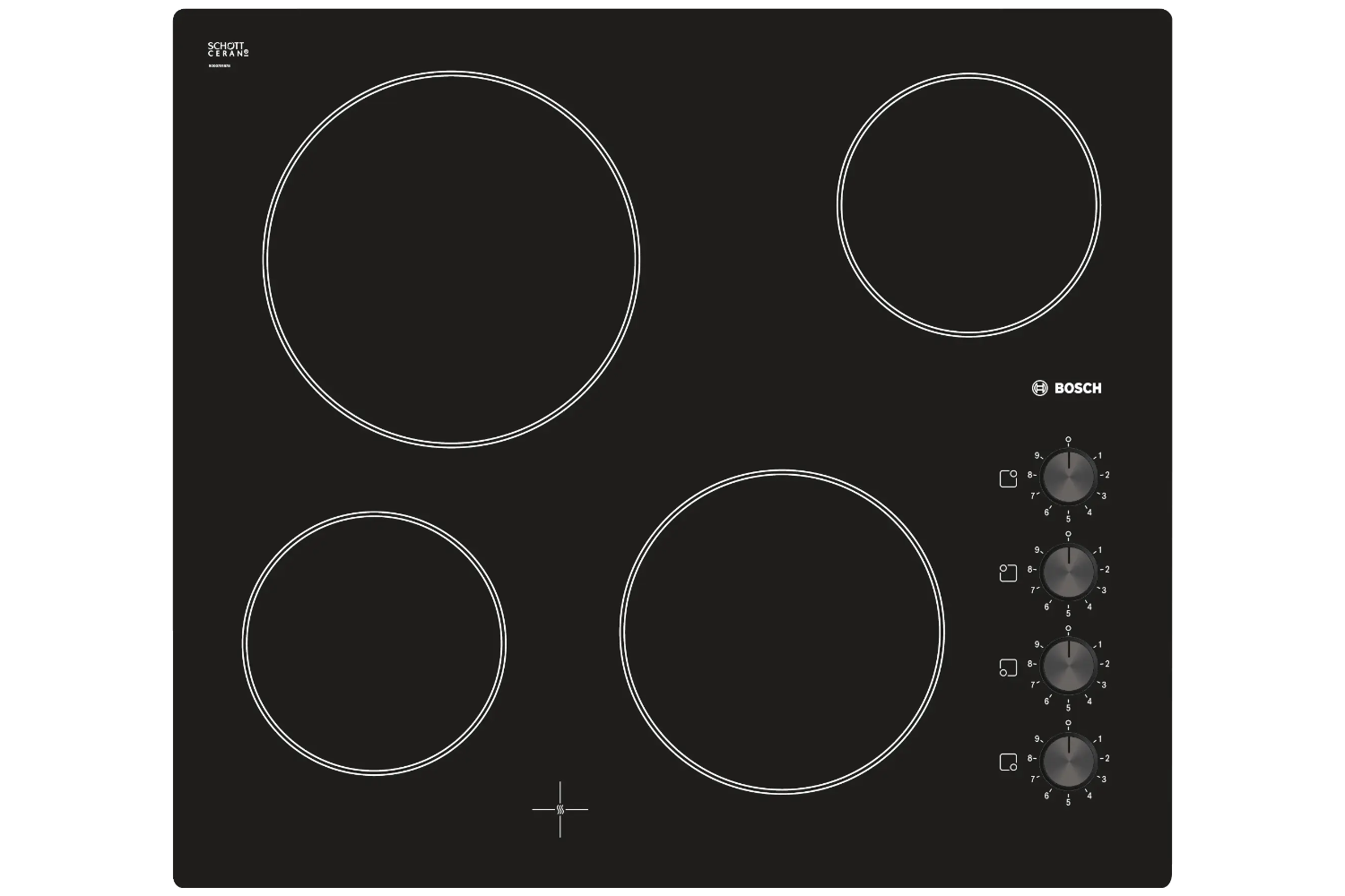 Bếp Điện Âm Bosch PKE611C17E Serie 2 | 04 Vùng Nấu Hồng Ngoại