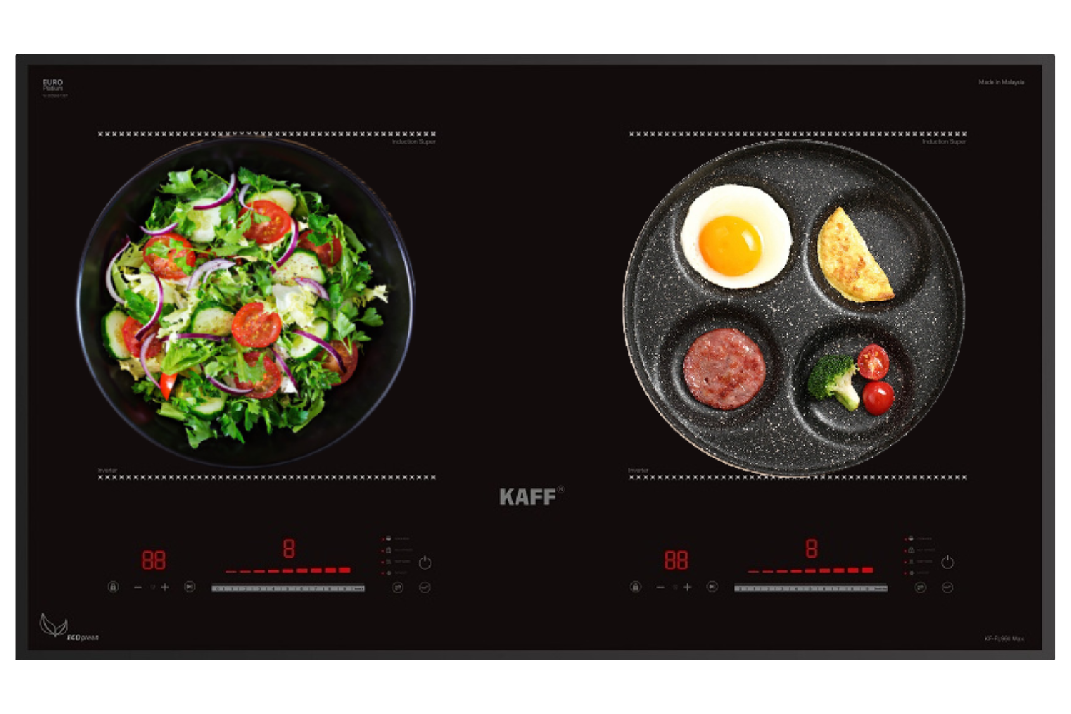 Bếp Từ Đôi KAFF KAFF KF-FL99II MAX | Lắp Âm 02 Vùng Nấu