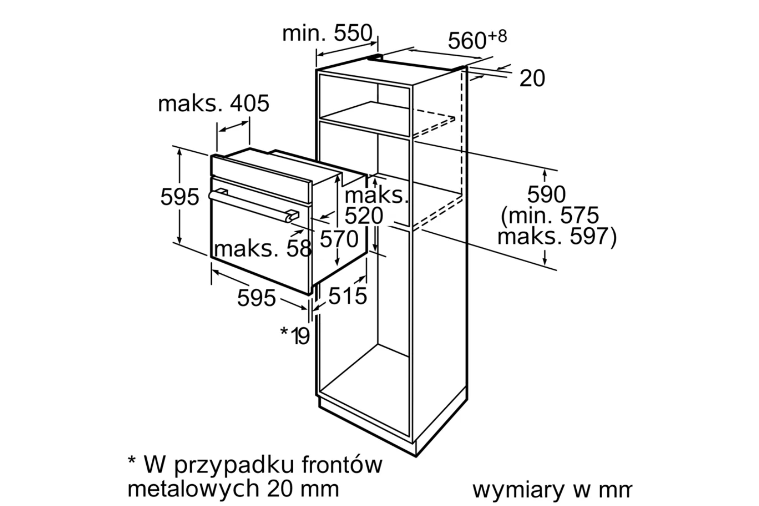 Lò Nướng Bosch HBG42R350E Serie 6 | Lắp Âm 61 Lít