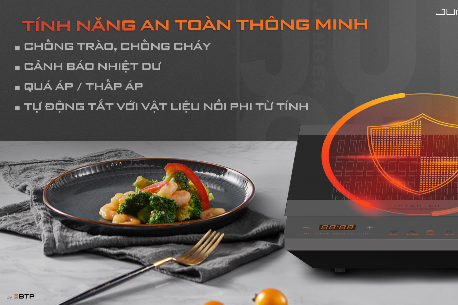 Bếp Từ Đơn Junger CEJ-106-I | Lắp Dương 1 Vùng Nấu