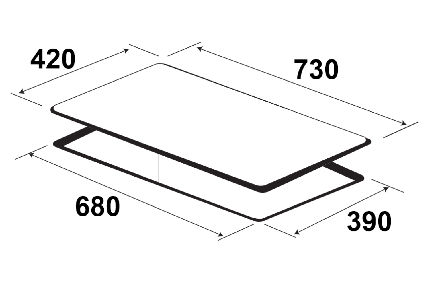 Bếp Điện Từ Âm KAFF KF-179IC | 01 Từ - 01 Hồng Ngoại