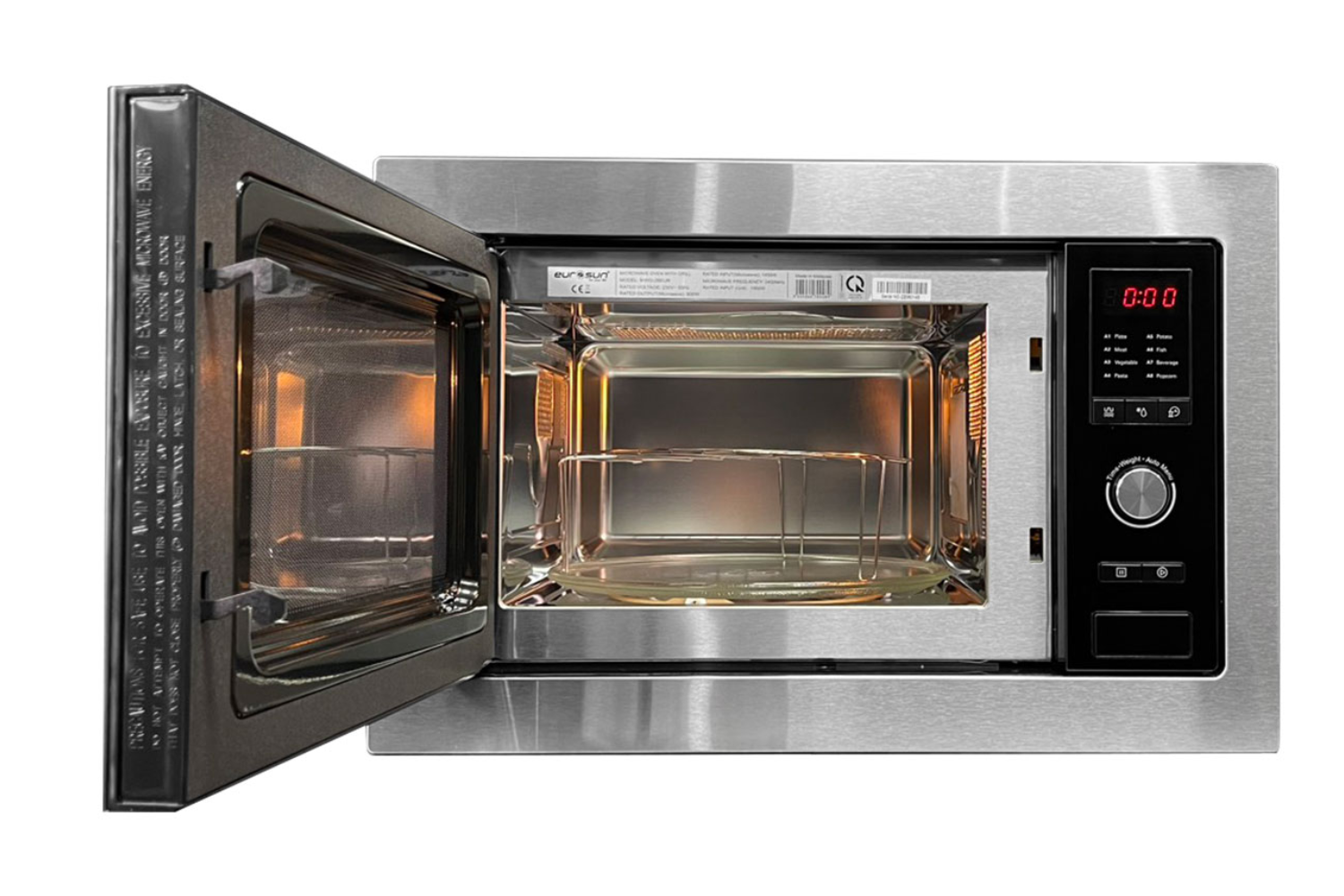 Lò Vi Sóng Có Nướng Eurosun MWO-28EUR | Lắp Âm 25 Lít