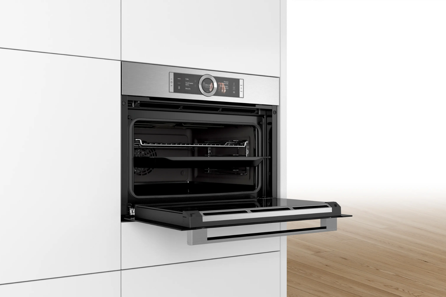 Lò Nướng Hơi Nước Bosch CSG656RS1 Series 8 | Âm Tủ 47 Lít