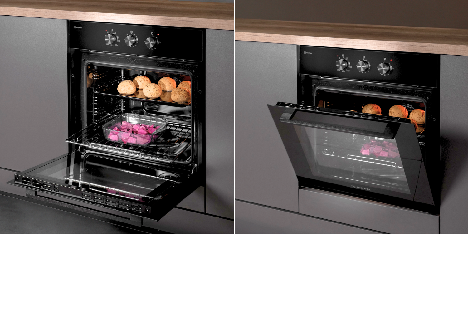 Lò Nướng Malloca MOV-659 MCB | Lắp Âm 65 Lít