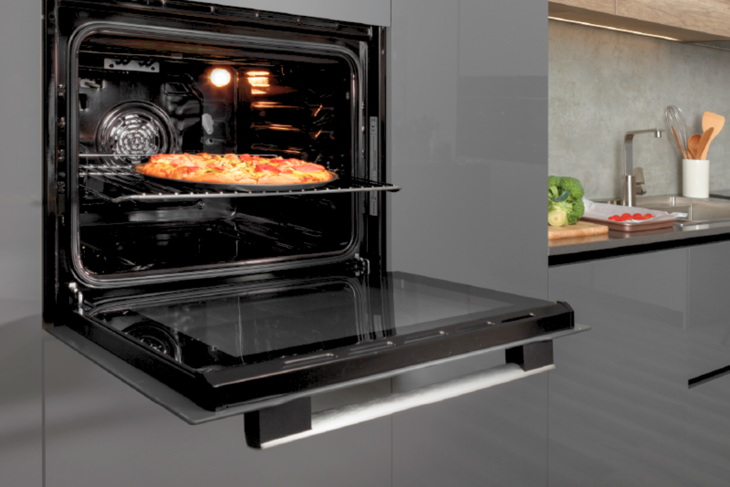 Lò Nướng Malloca MOV-659 MCB | Lắp Âm 65 Lít