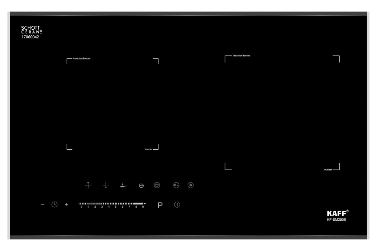 Bếp Từ Đôi Domino KAFF KF-SM200II | Lắp Âm 02 Vùng Nấu
