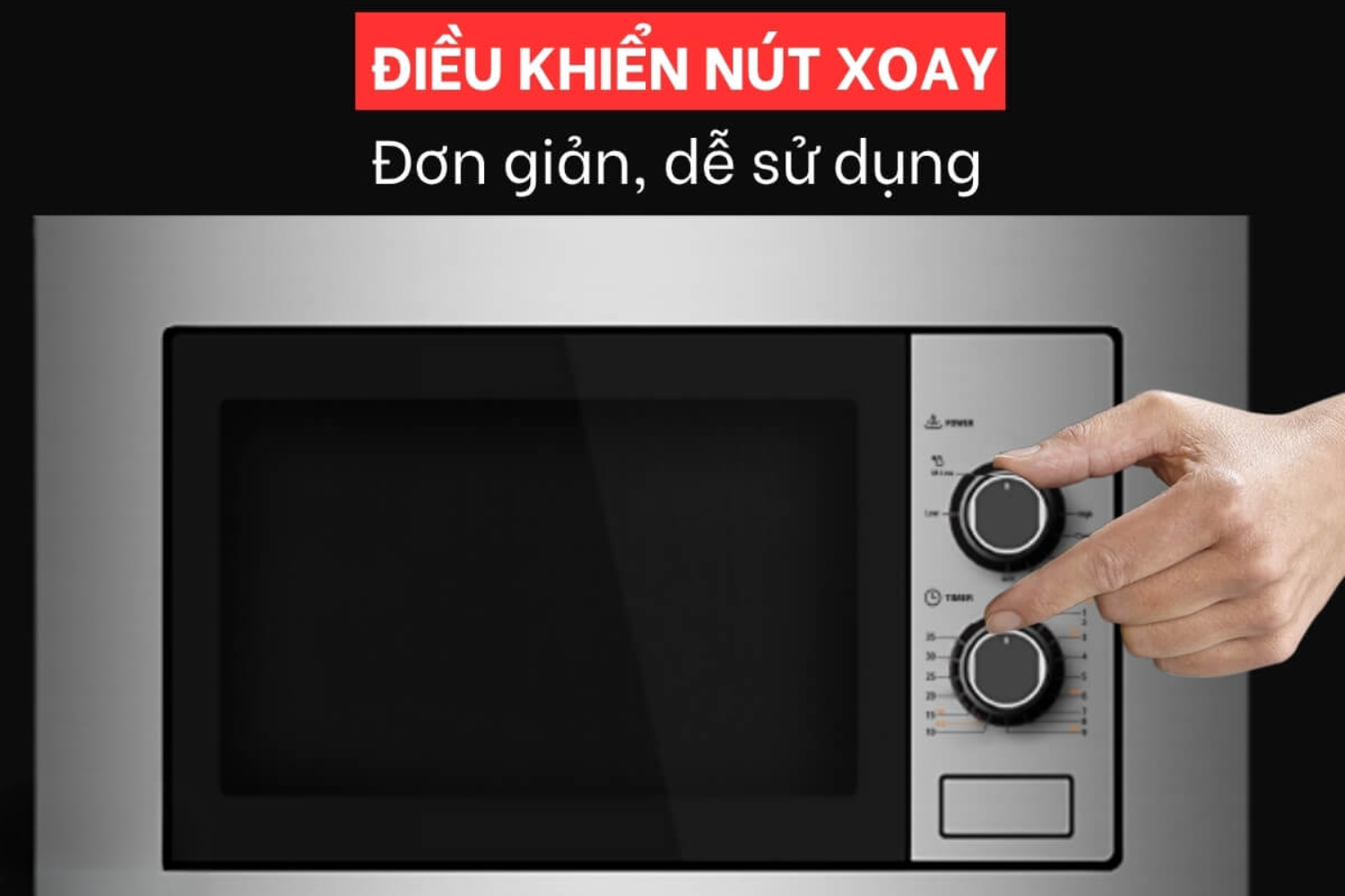 Lò Vi Sóng Có Nướng Malloca MW-820 ECO | Lắp Âm 20 Lít