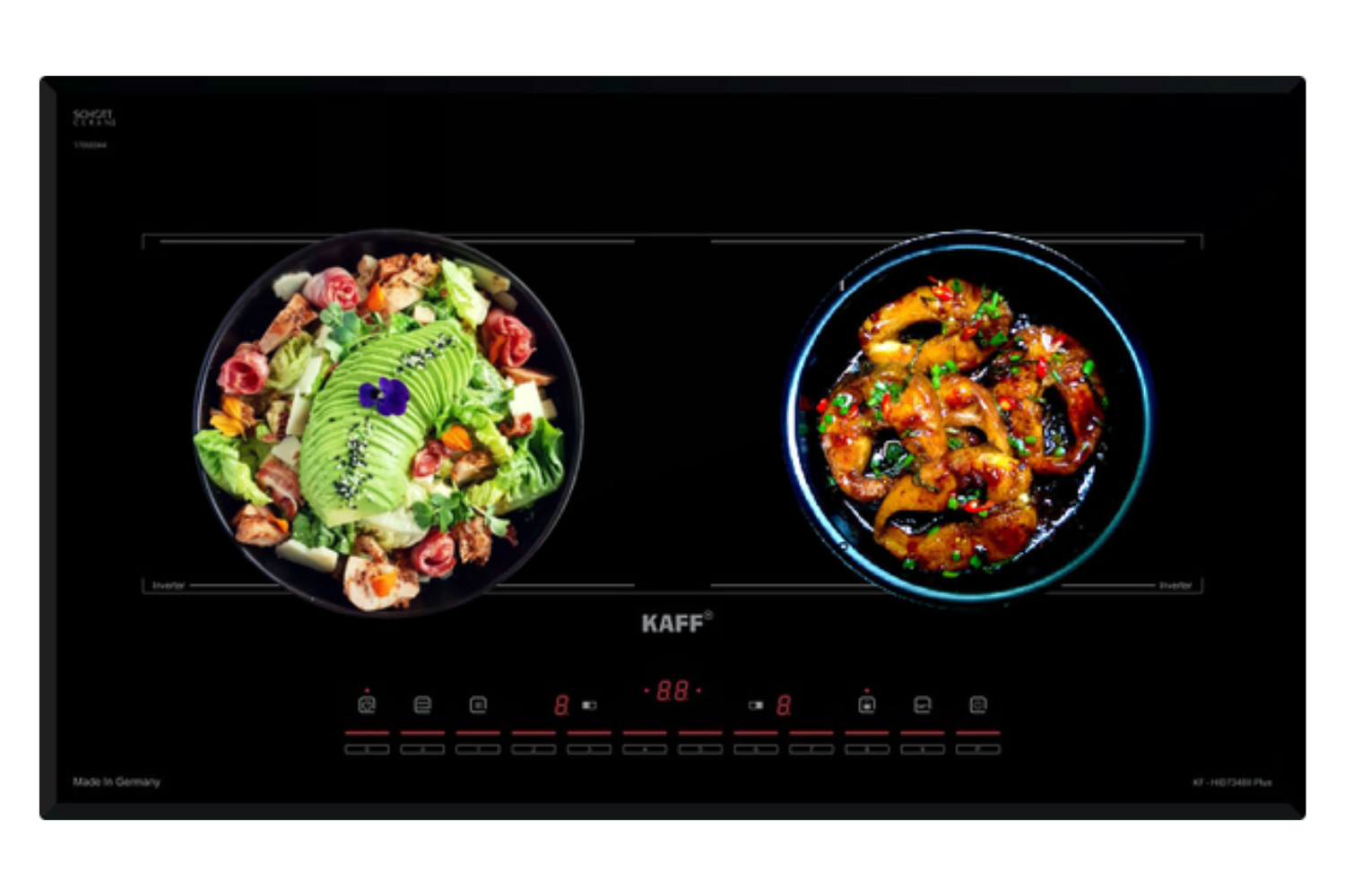 Bếp Từ Đôi KAFF KF-HID7348II Plus | Lắp Âm 02 Vùng Nấu