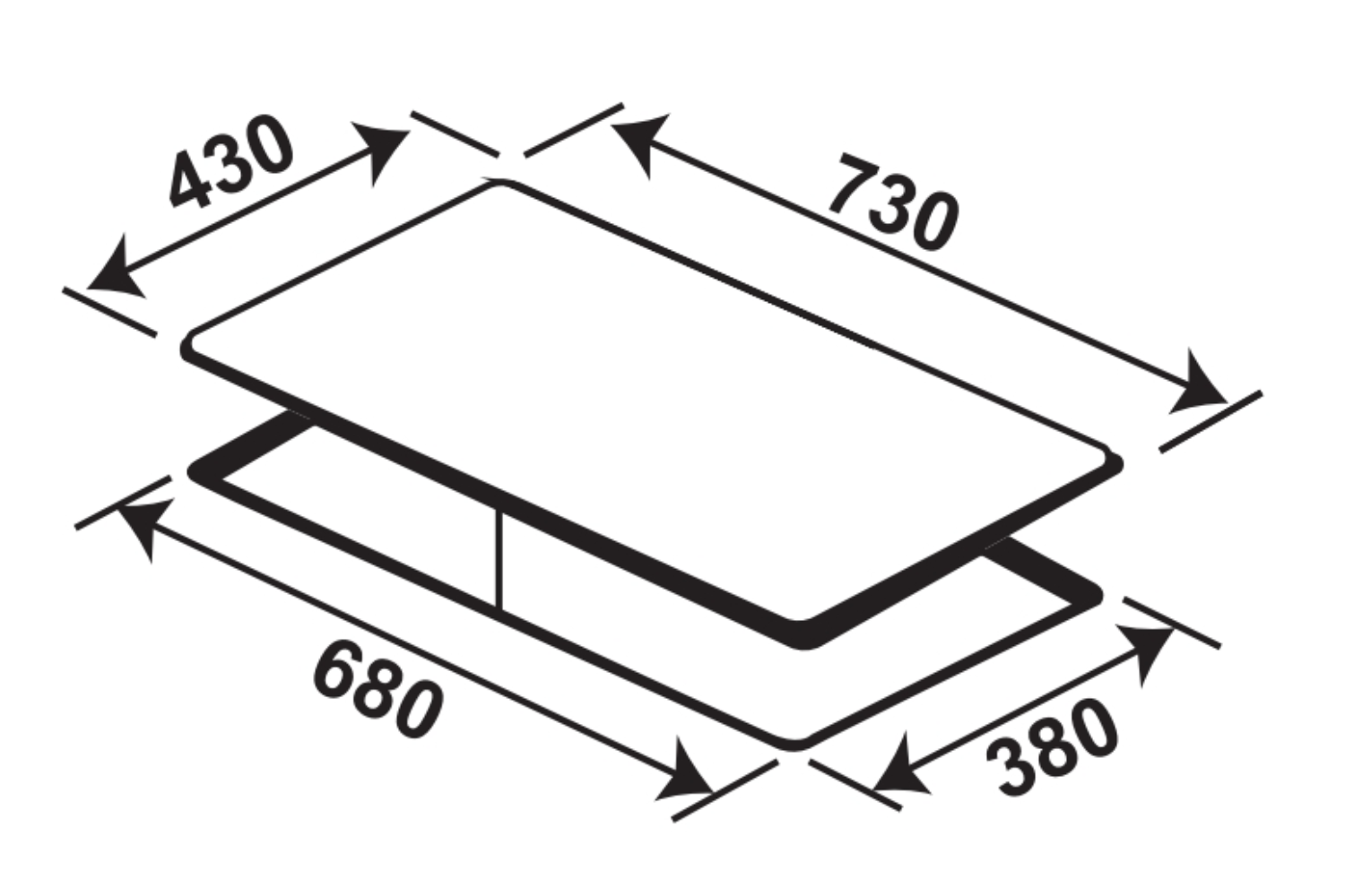 Bếp Từ Đôi KAFF KF-HID7348II Plus | Lắp Âm 02 Vùng Nấu