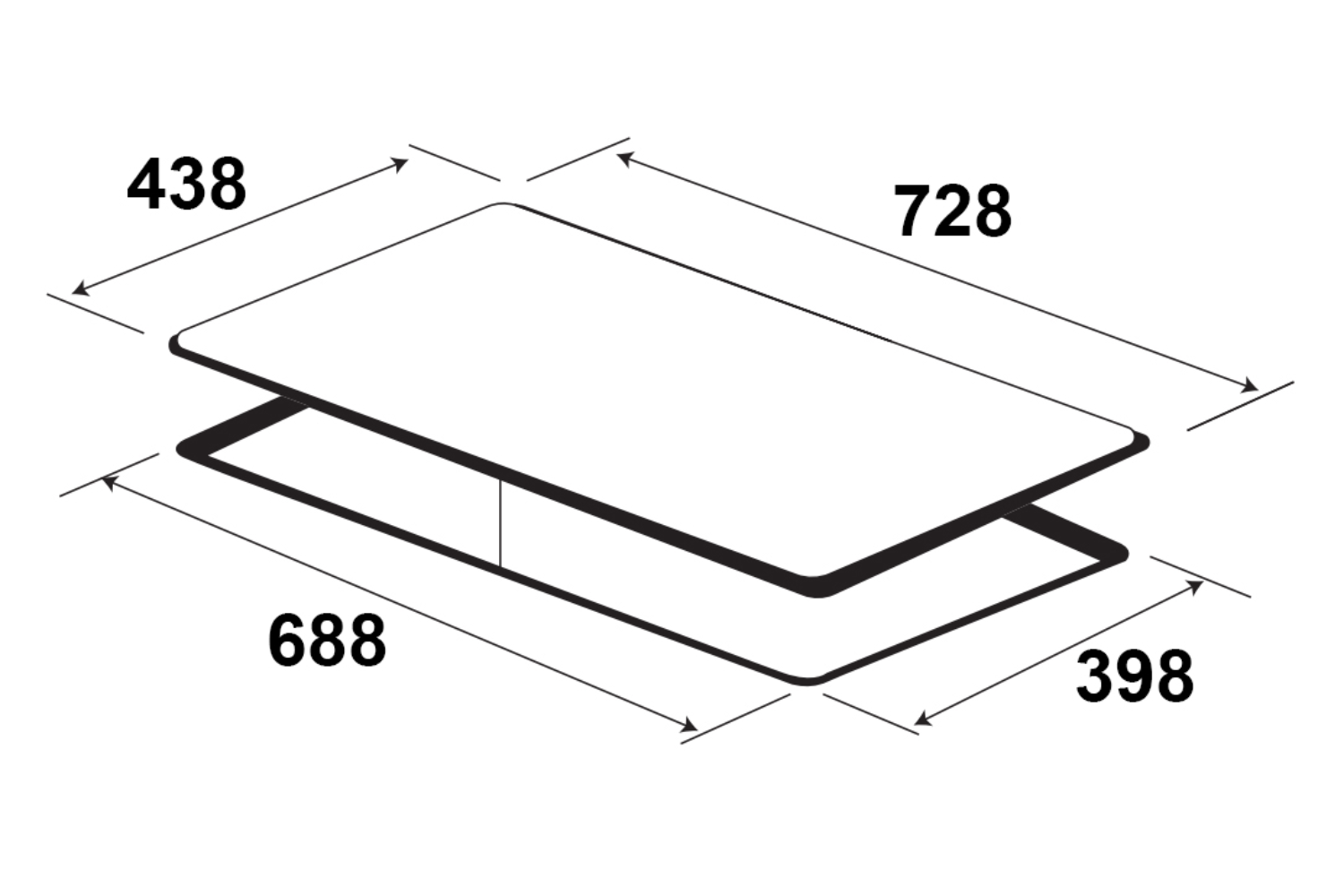 Bếp Điện Từ Âm KAFF KF-EG900IH | 01 Từ - 01 Hồng Ngoại