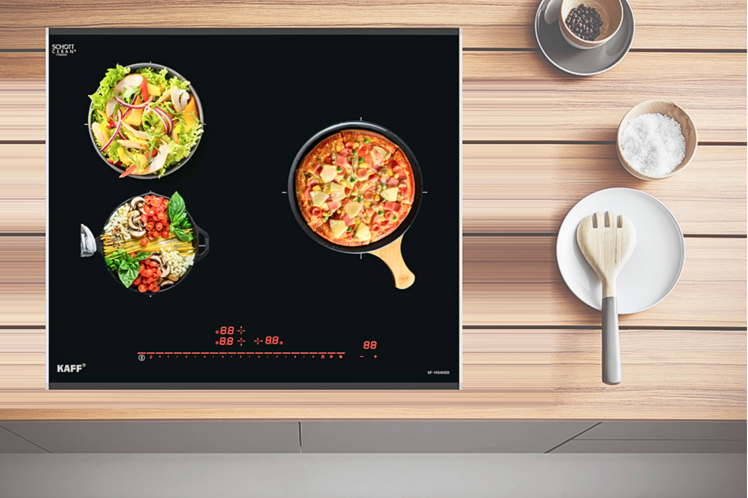 Bếp Từ KAFF KF-HI5468SI | Lắp Âm 03 Vùng Nấu