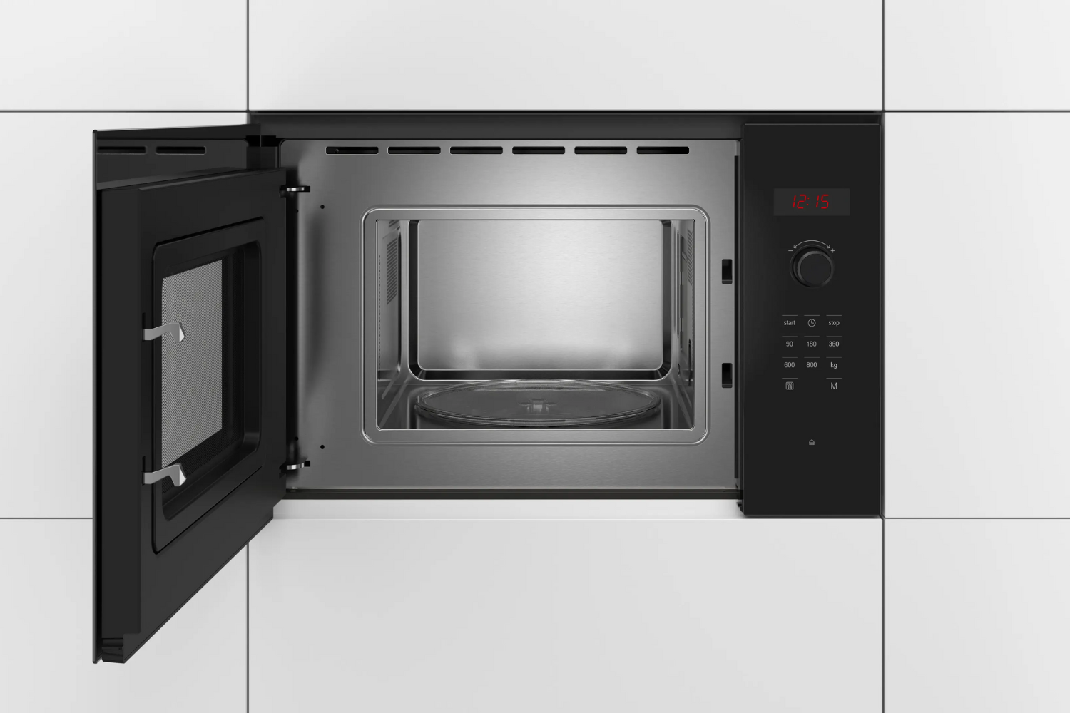 Lò Vi Sóng Có Nướng Bosch BFL553MB0B Serie 4 | Lắp Âm 25L