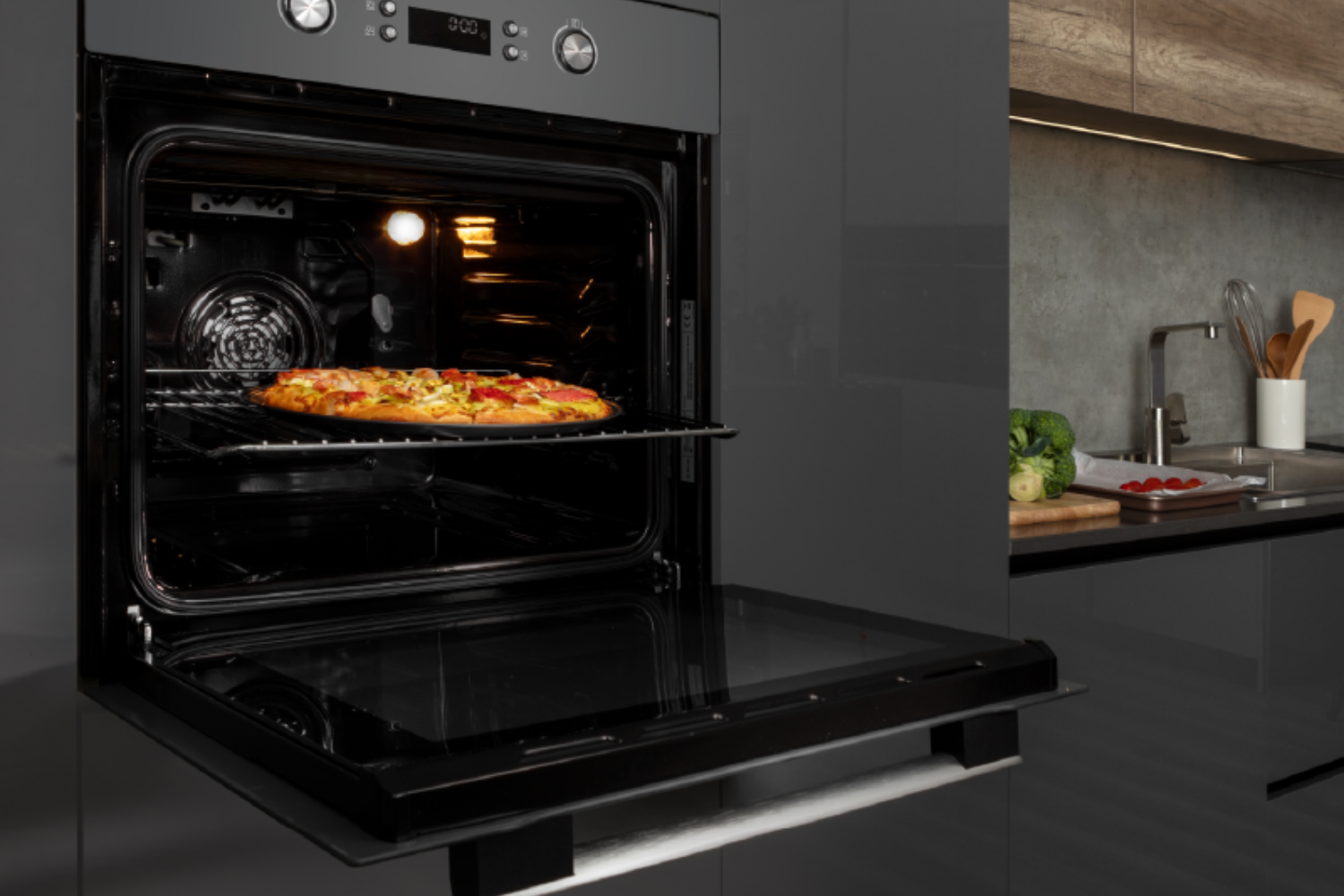 Lò Nướng Malloca MOV-65 PYRO | Lắp Âm 65 Lít