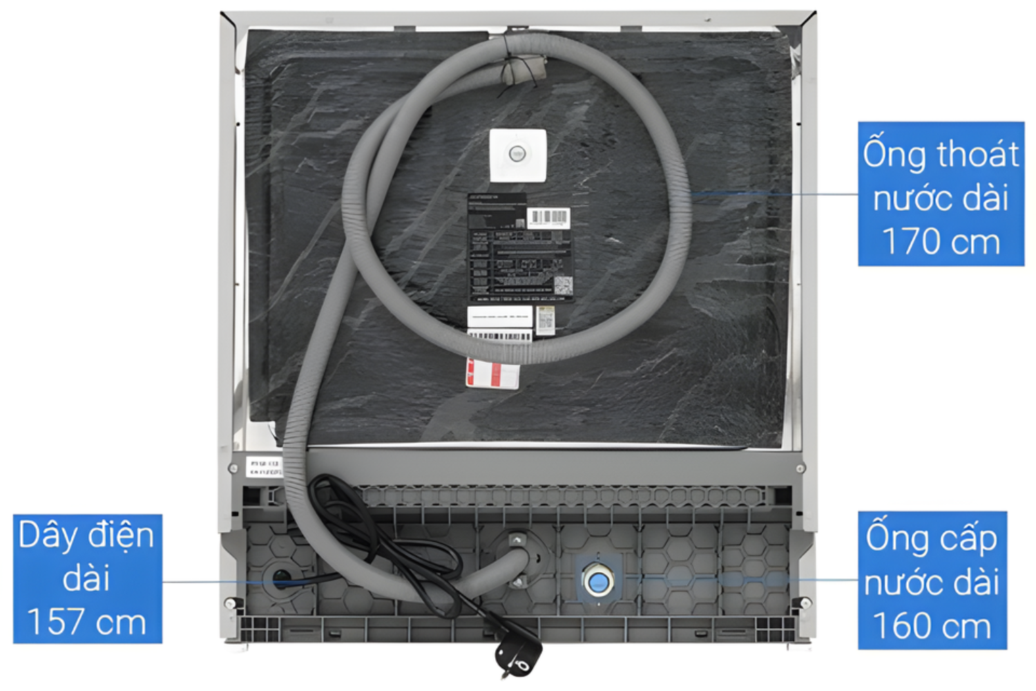 Máy Rửa Bát Độc Lập Junger Leopard DWJ-100 | Màu Trắng