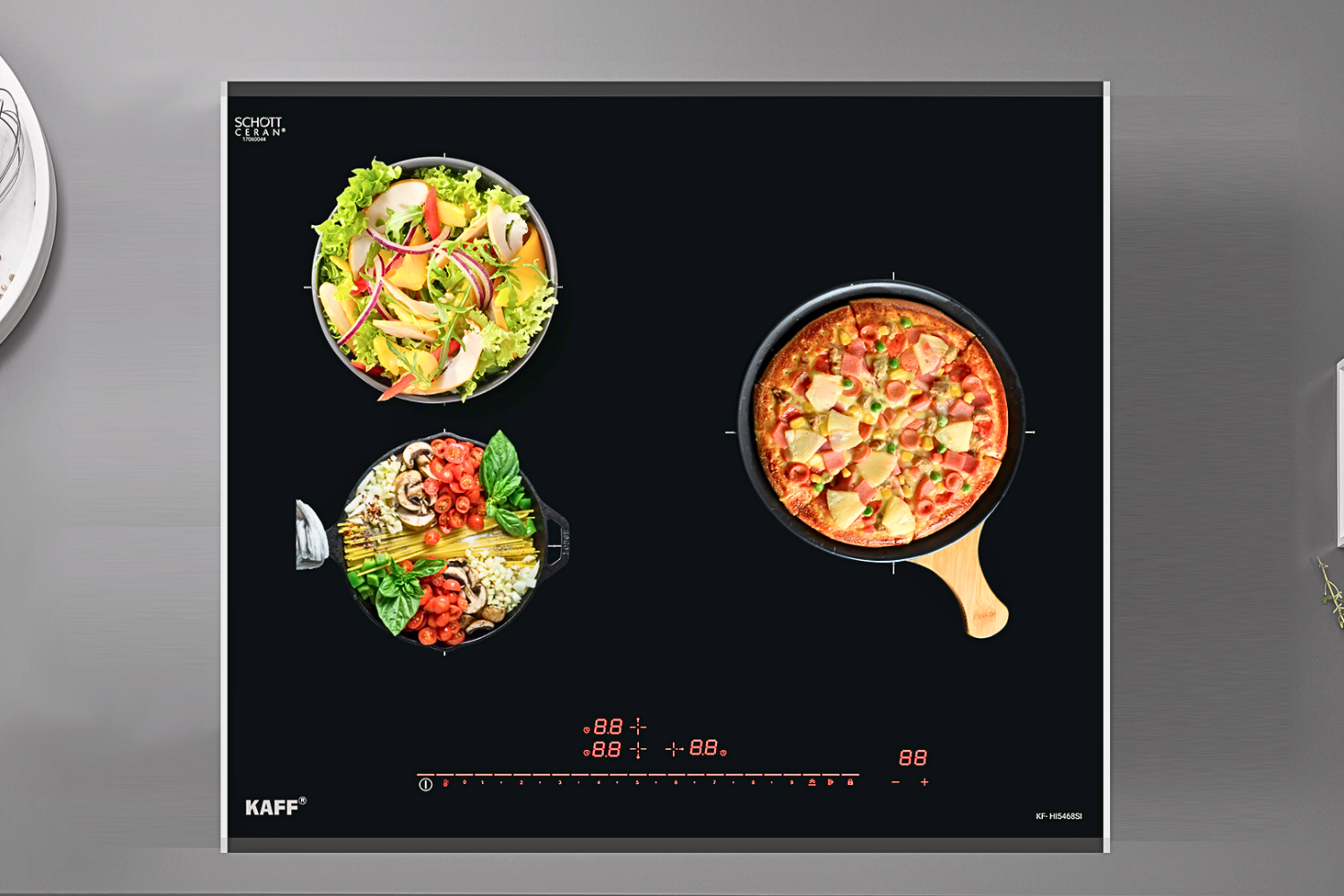 Bếp Từ KAFF KF-HI5468SI | Lắp Âm 03 Vùng Nấu