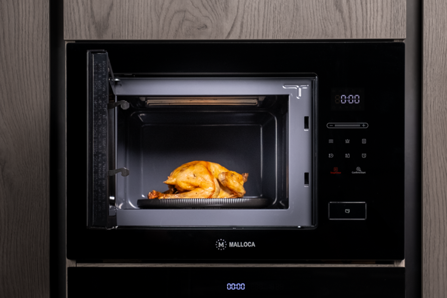 Lò Vi Sóng Có Nướng Malloca MW-925BF | Không Đĩa Quay 25L