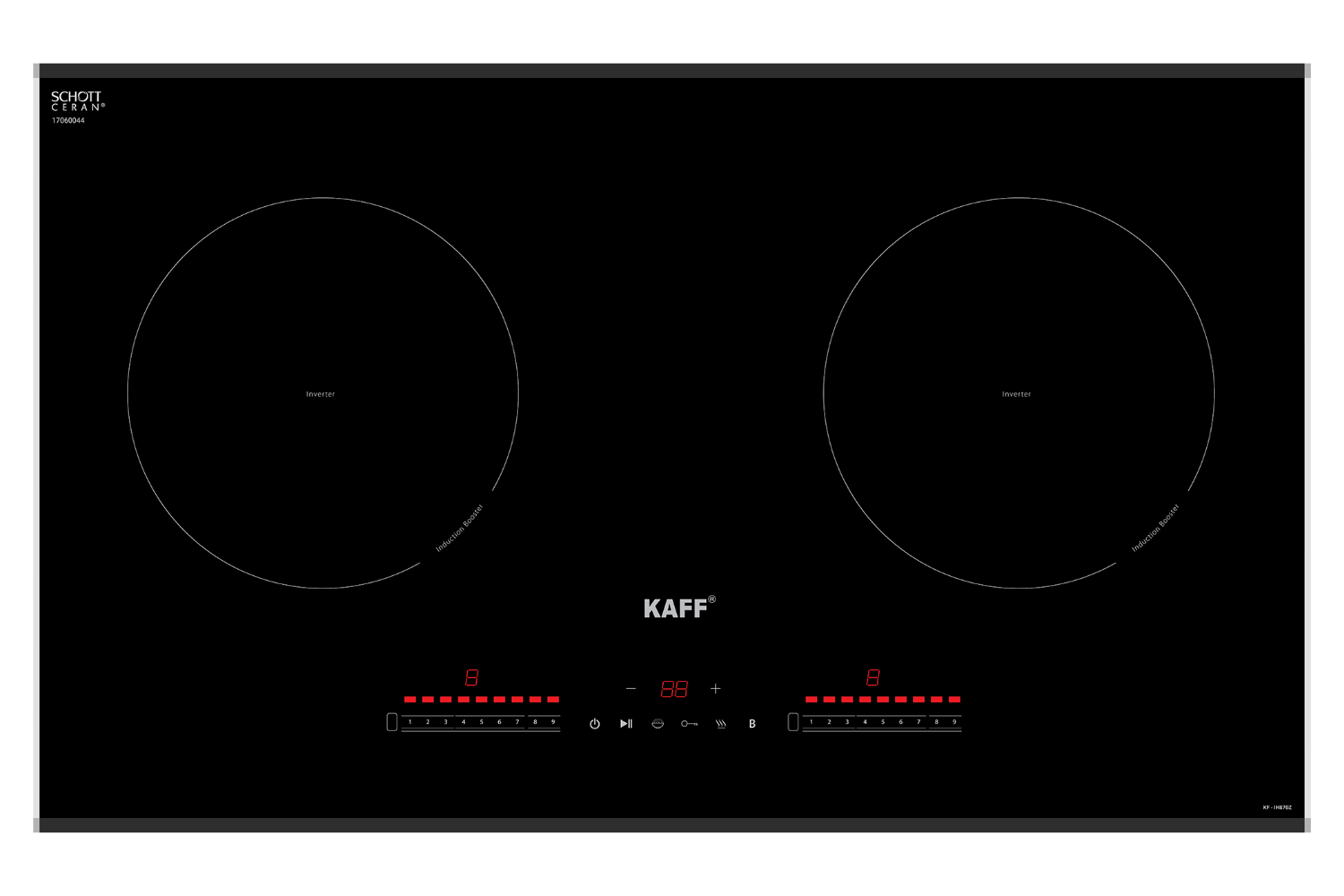 Bếp Từ Đôi KAFF KF-IH870Z | Lắp Âm 02 Vùng Nấu