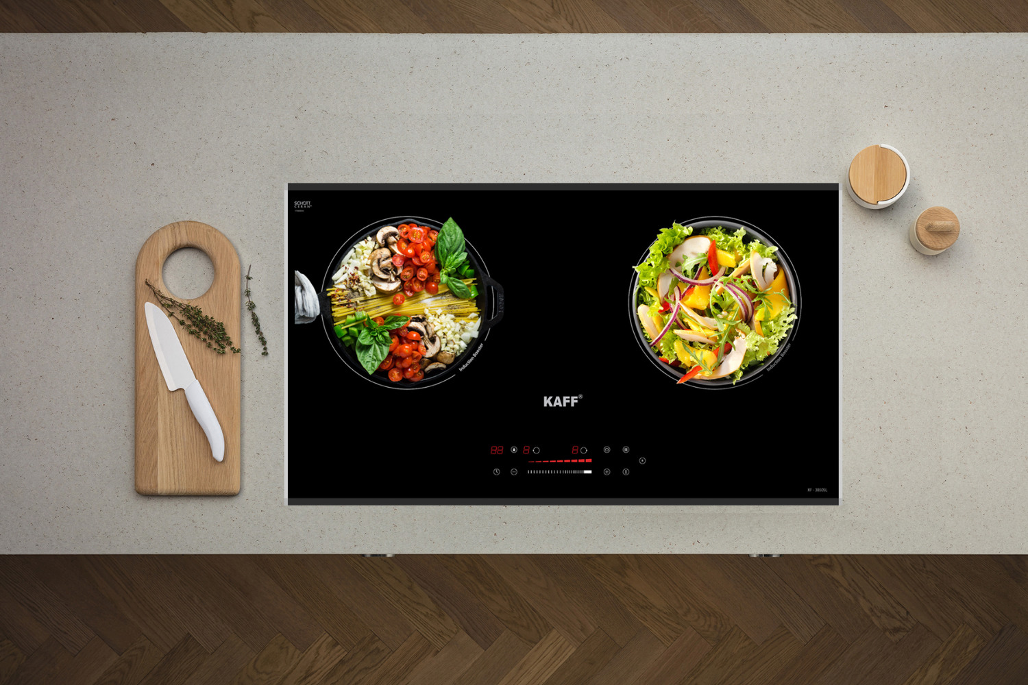 Bếp Từ Đôi KAFF KF-3850SL | Lắp Âm 02 Vùng Nấu