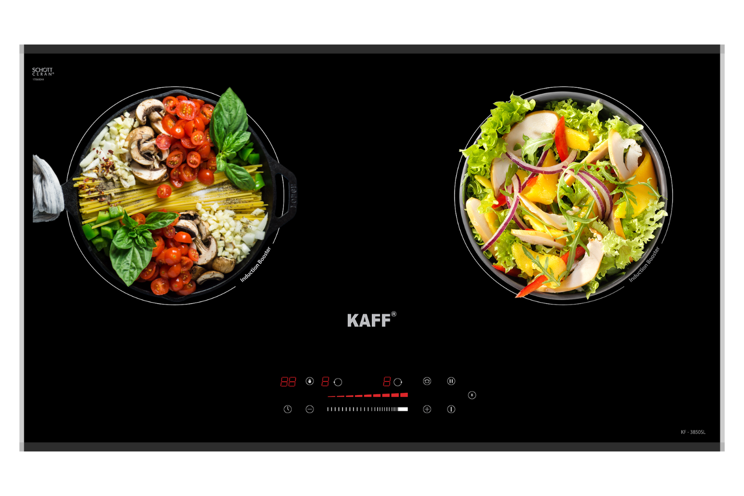 Bếp Từ Đôi KAFF KF-3850SL | Lắp Âm 02 Vùng Nấu