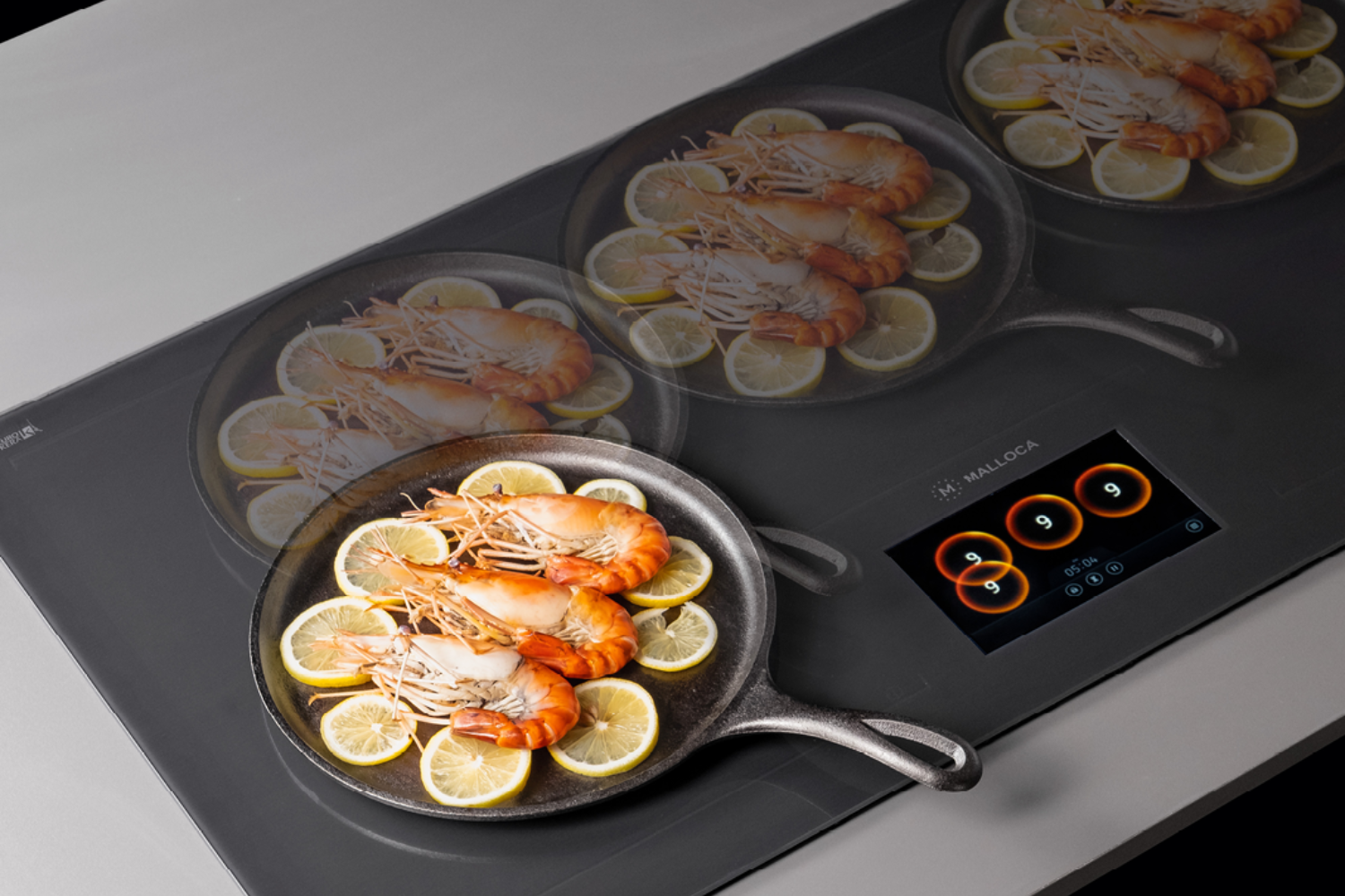 Bếp Từ Đa ĐIểm Malloca TFT Skylux MH-92TFT | 06 Vùng Nấu Ghép Nối