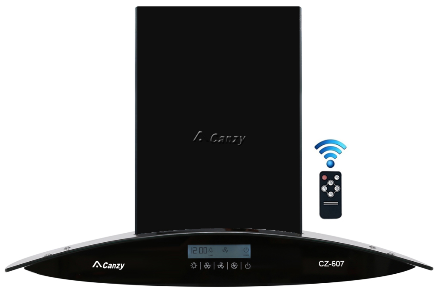 Máy hút mùi kính cong Canzy CZ 607