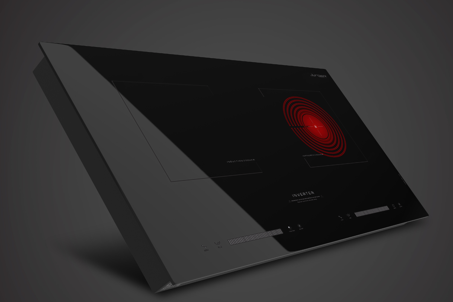 Bếp Điện Từ Kết Hợp Hồng Ngoại Junger SIS-66 | Lắp Âm/Dương 2 Vùng Nấu