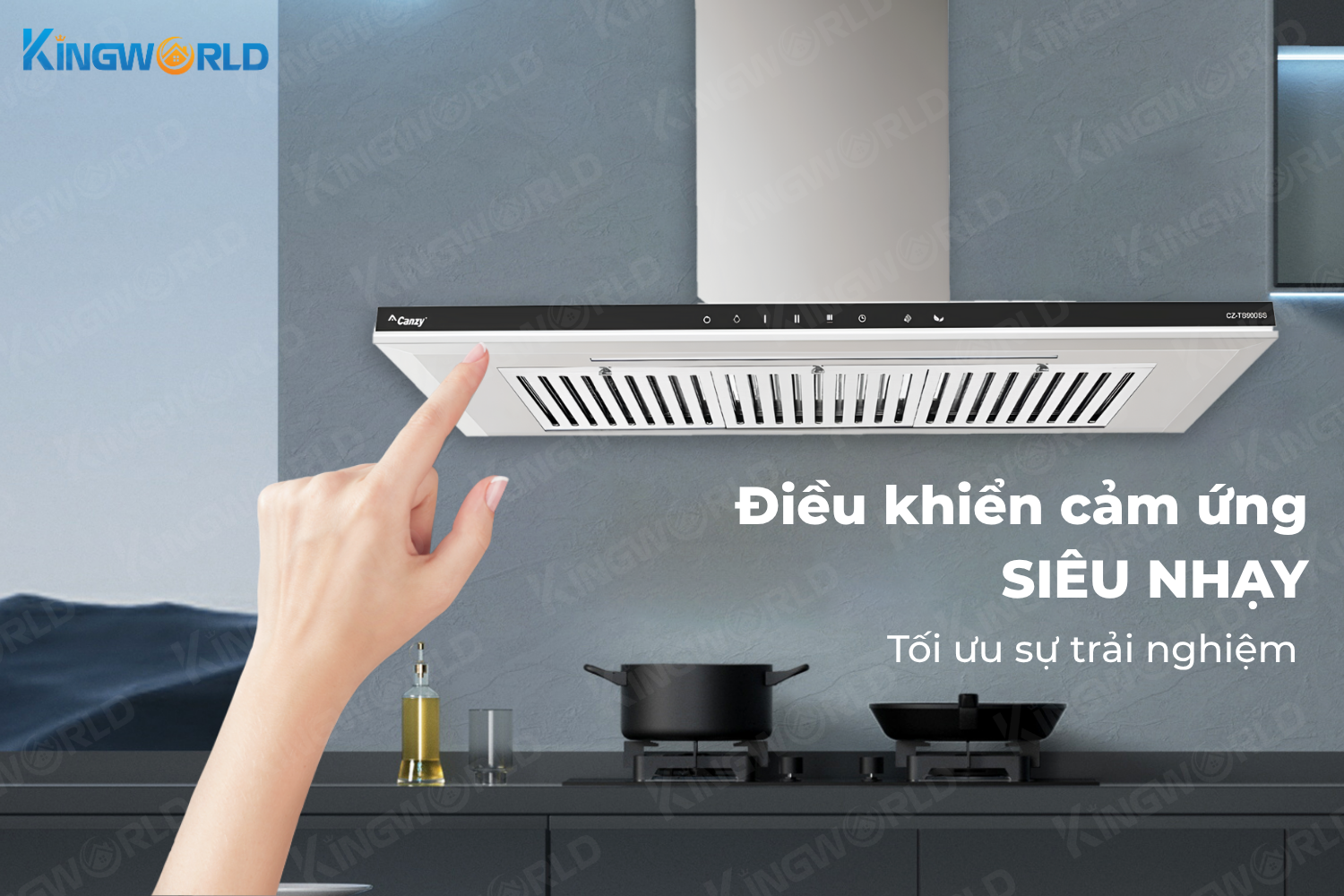 Máy hút mùi chữ T Canzy CZ TS700SS