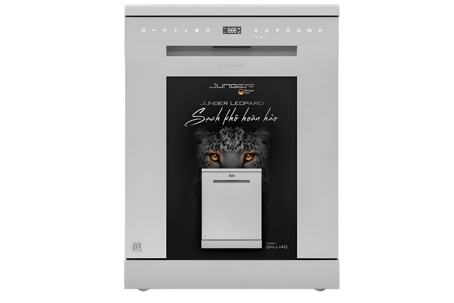 Máy Rửa Bát Độc Lập/Âm Tủ Junger Leopard DWJ-140 | Màu Trắng