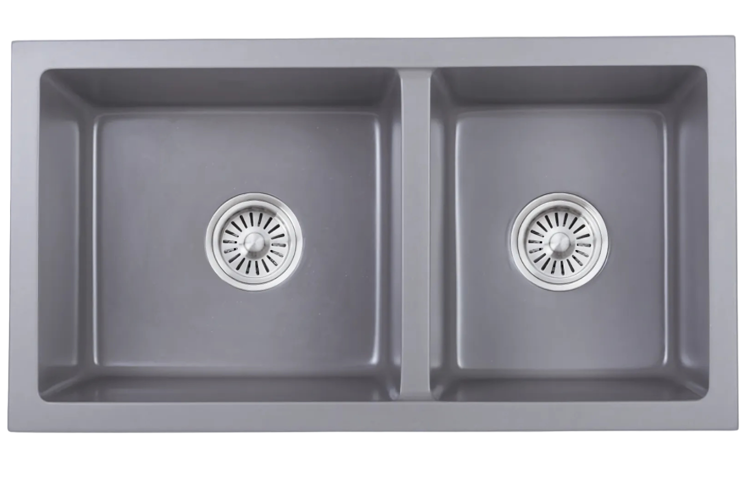 Chậu Rửa Bát 2 Hố Bằng Đá Granstone Hafele Essence HS22-GEN2S90M 577.25.510 | Màu Xám