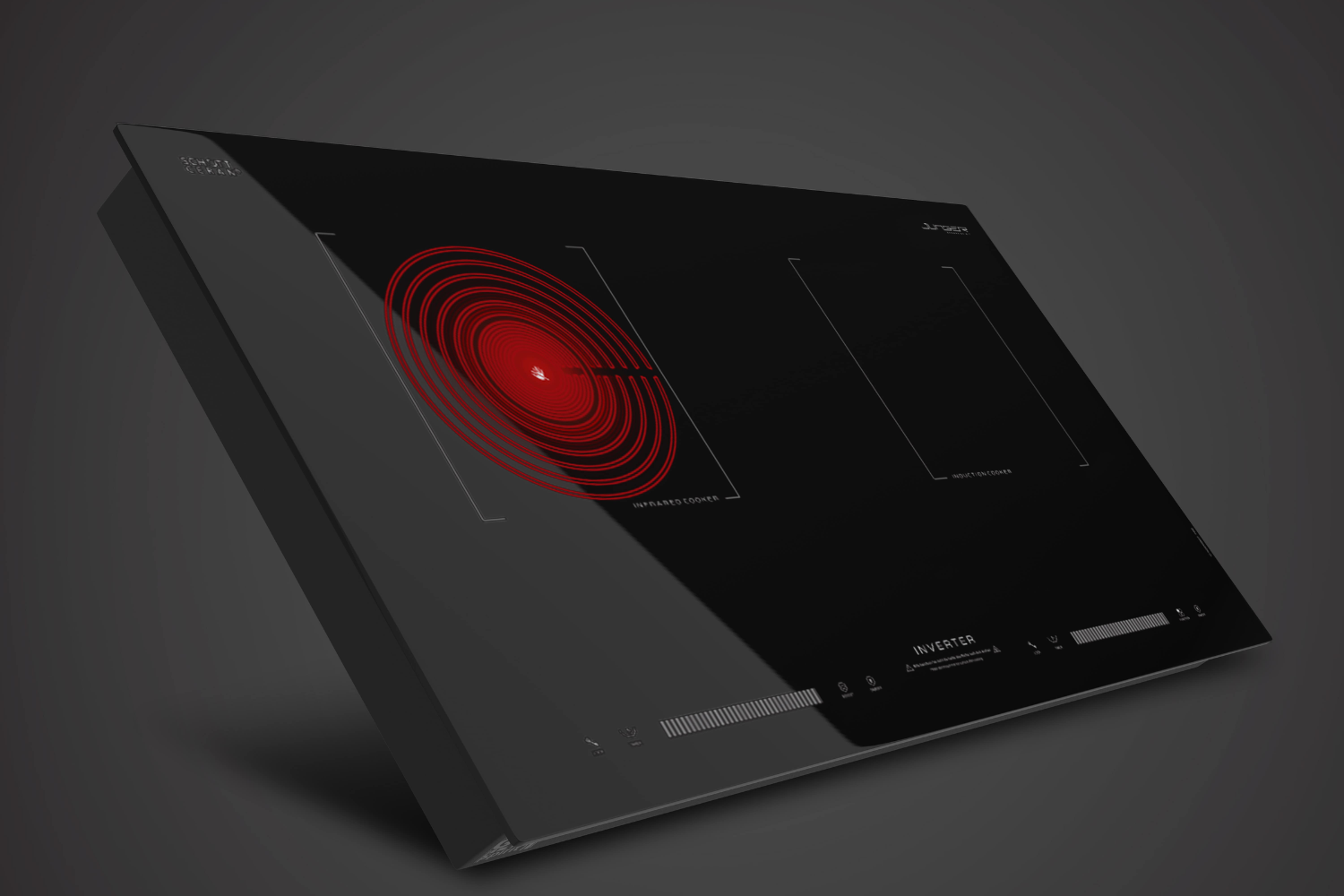 Bếp Điện Từ Kết Hợp Hồng Ngoại Junger ID-16 | Lắp Âm/Dương 2 Vùng Nấu