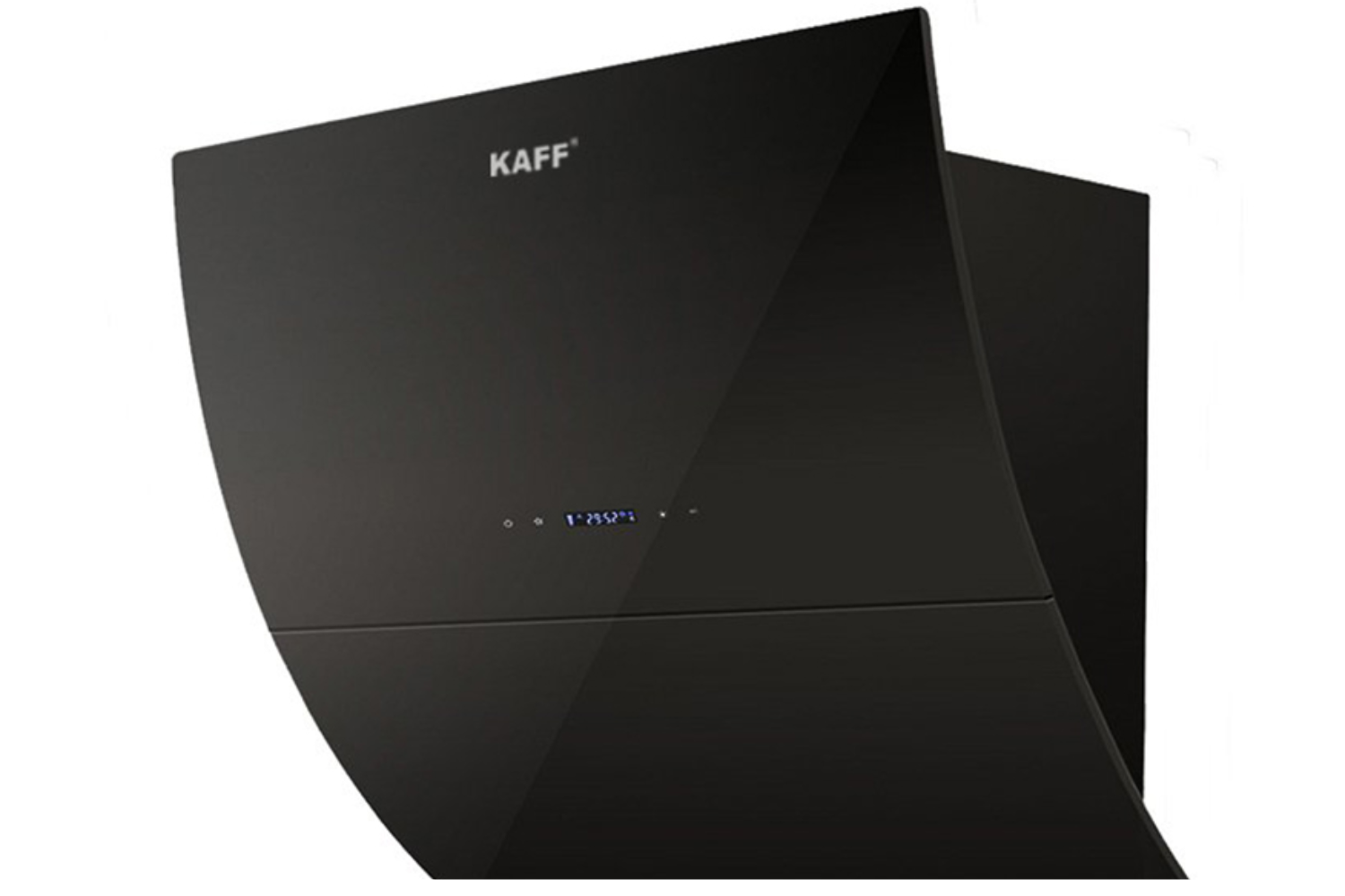 Máy Hút Mùi Áp Tường Kính Vác Cong Kaff KF-LUX-AT90H-BK | 90cm