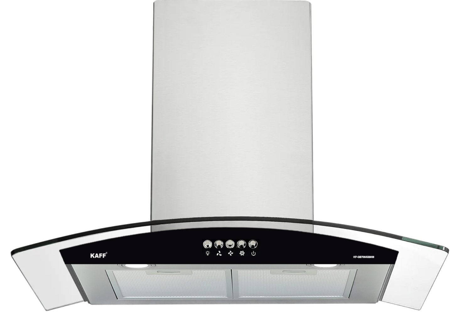 Máy Hút Mùi Áp Tường Kính Cong Kaff KF-GB906 | 90cm
