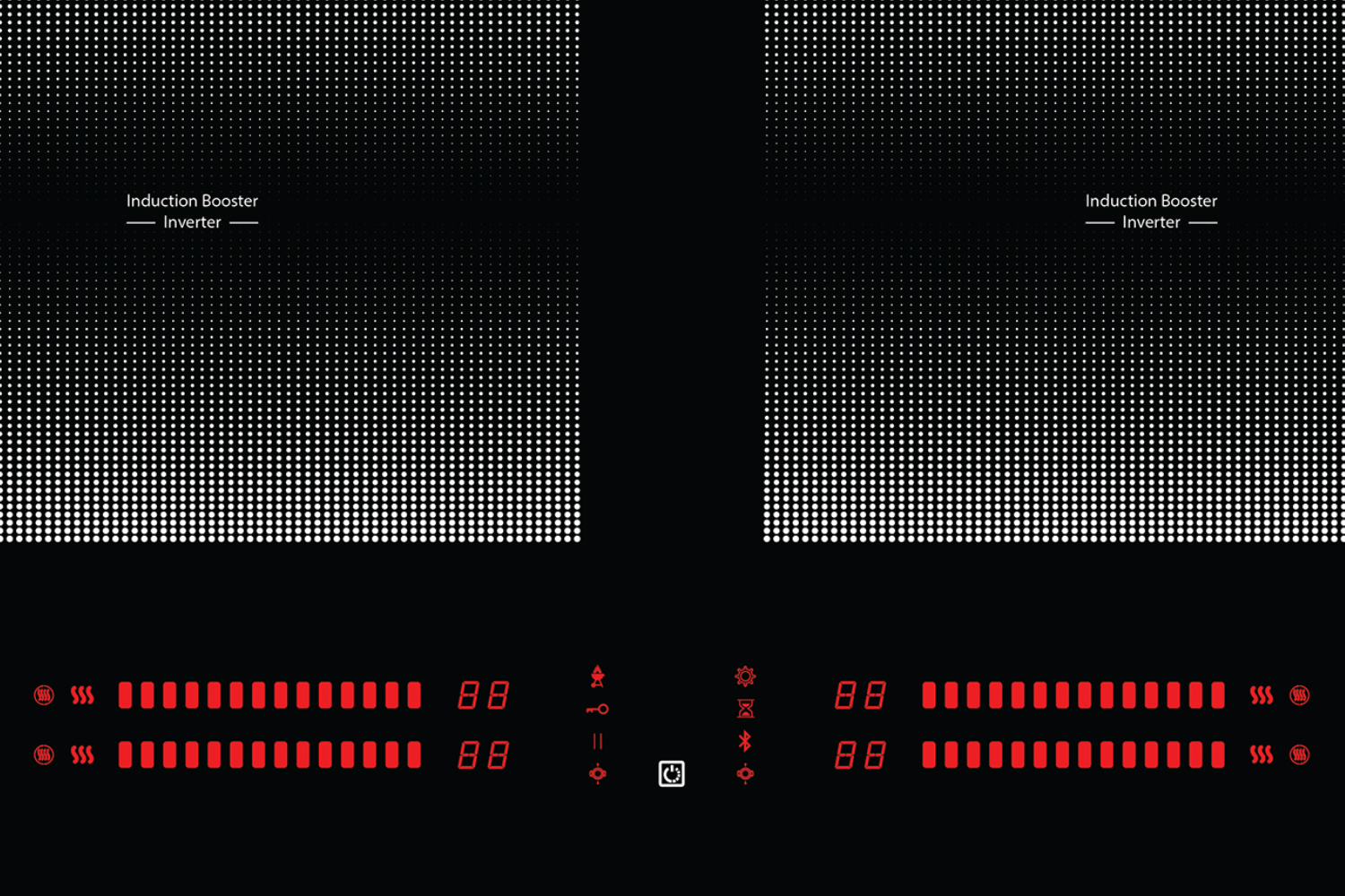 Bếp Từ Âm KAFF KF-HIDE868I | 04 Vùng Nấu Đa Điểm