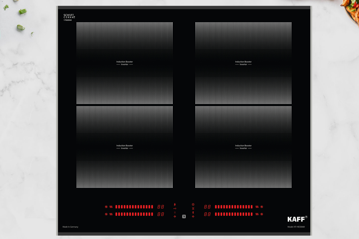 Bếp Từ Âm KAFF KF-HIDE868I | 04 Vùng Nấu Đa Điểm