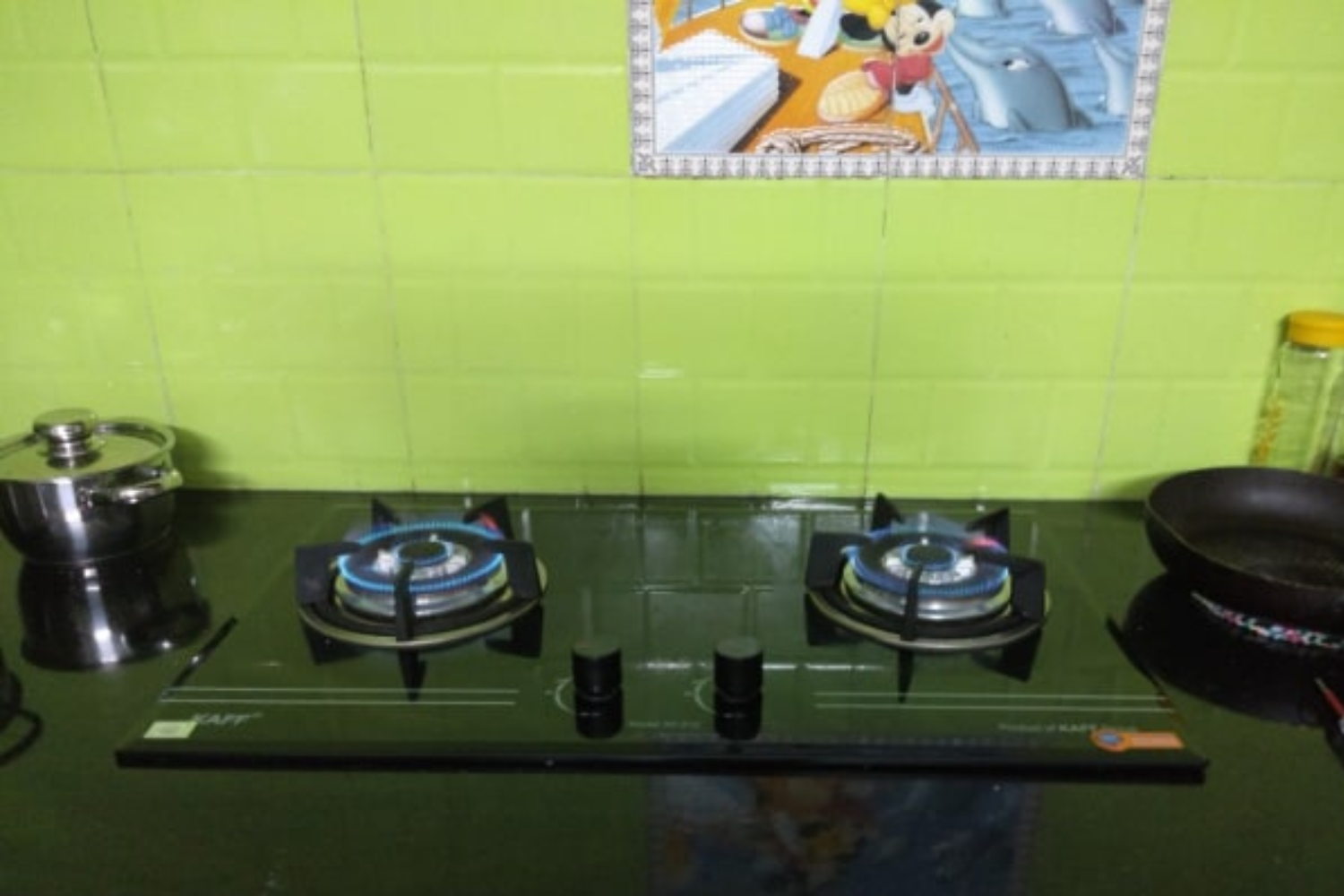 Bếp Gas Đôi Kaff KF-668 | Lắp Âm 02 Vùng Nấu