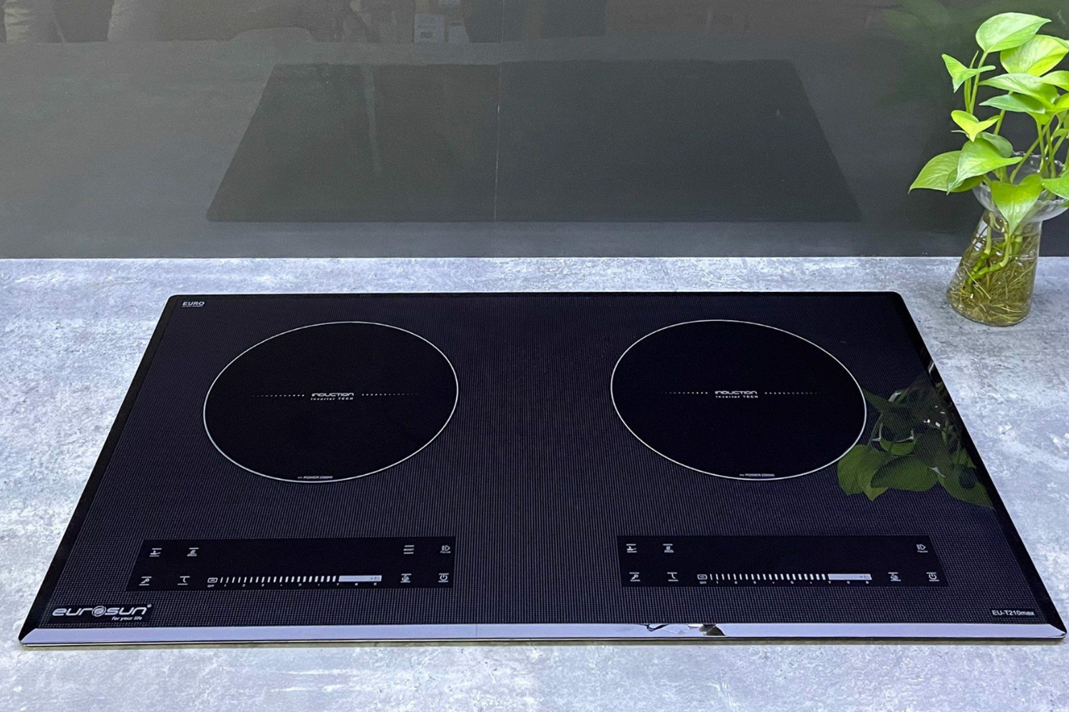 Bếp Từ Đôi Eurosun EU-T210Max | Lắp Âm 2 Vùng Nấu