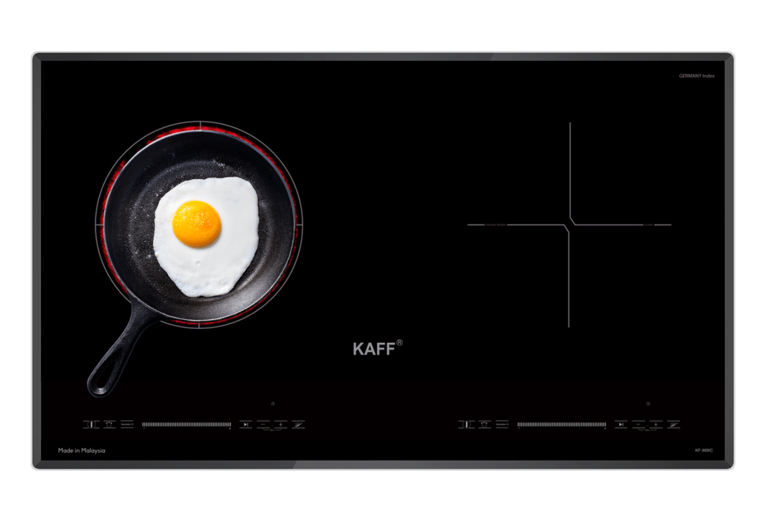 Bếp Điện Từ Âm KAFF KF-988IC | 01 Từ - 01 Hồng Ngoại