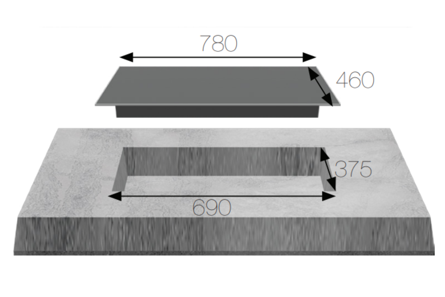 Bếp Gas Đôi Kaff KF-668 | Lắp Âm 02 Vùng Nấu