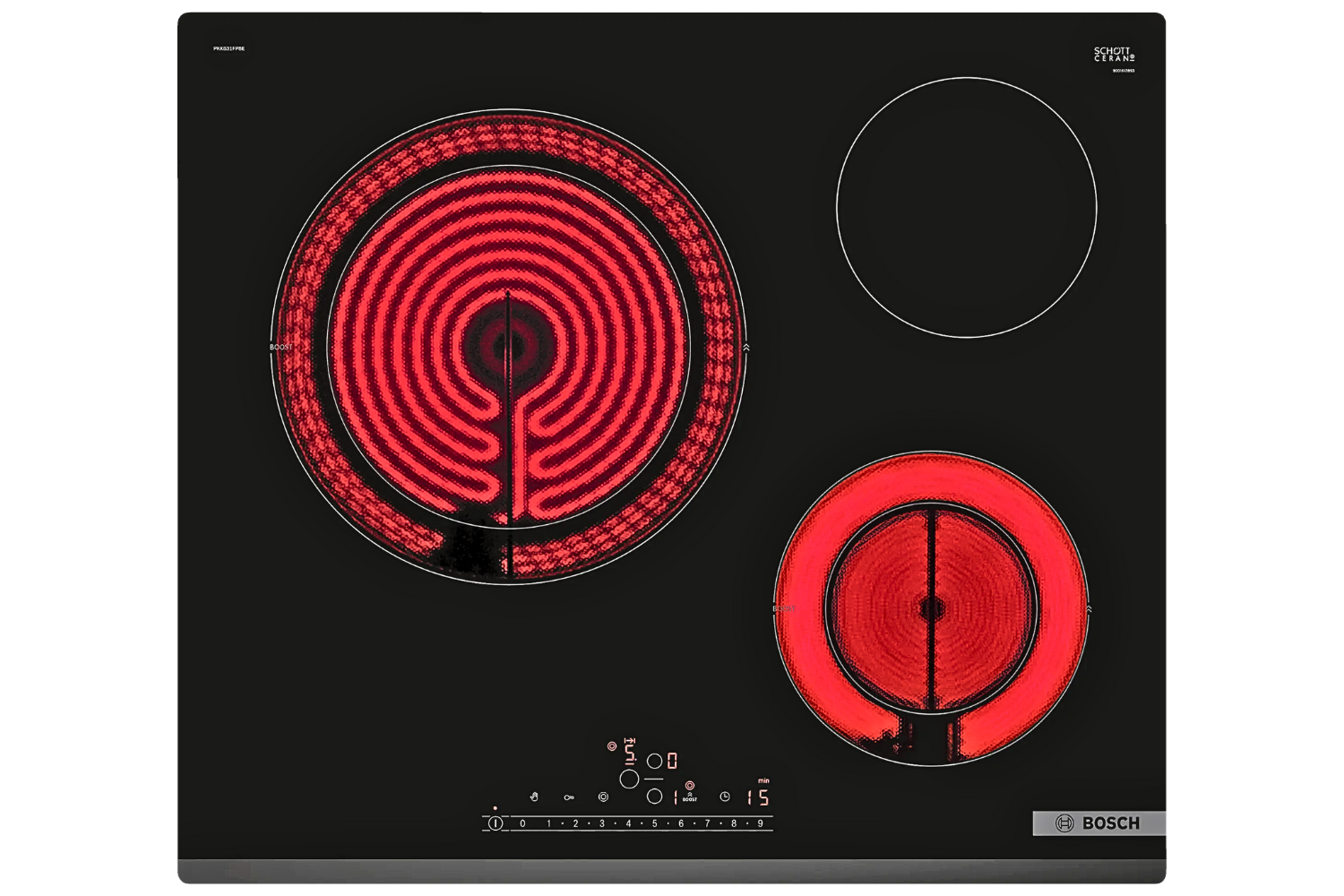 Bếp Điện Âm Bosch PKK651FP2E Serie 6 | 03 Vùng Nấu Hồng Ngoại