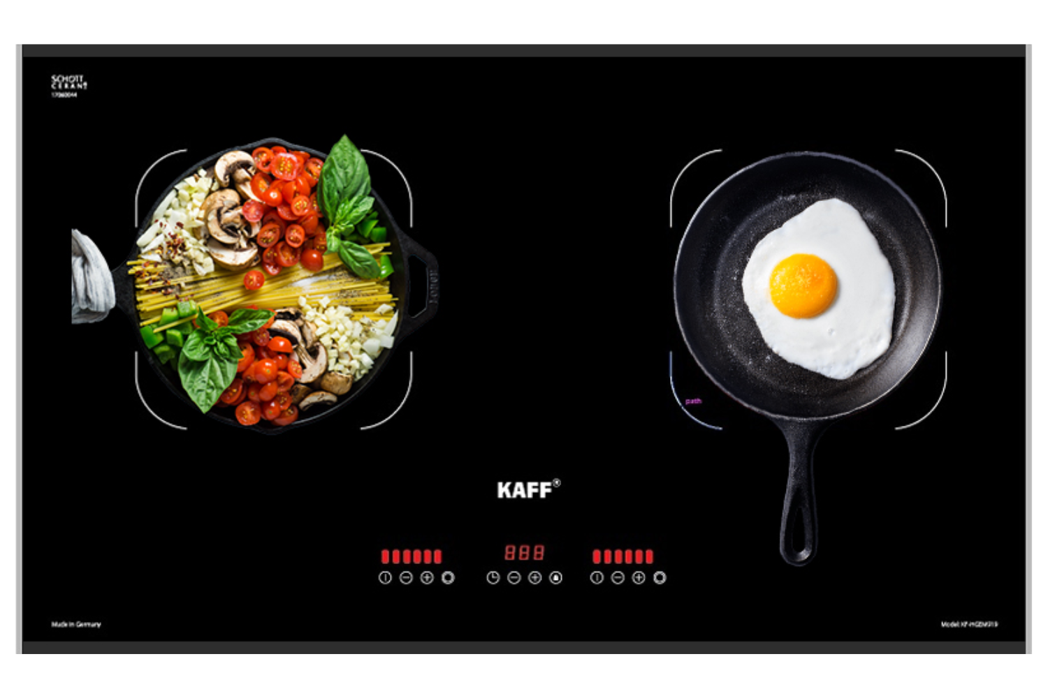 Bếp Điện Từ Âm KAFF KF-EG901IH | 01 Từ - 01 Hồng Ngoại