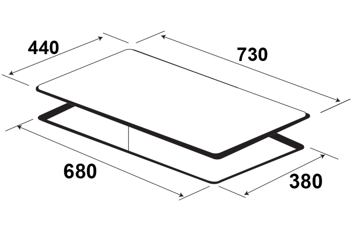 Bếp Điện Từ Âm KAFF KF-EG901IH | 01 Từ - 01 Hồng Ngoại