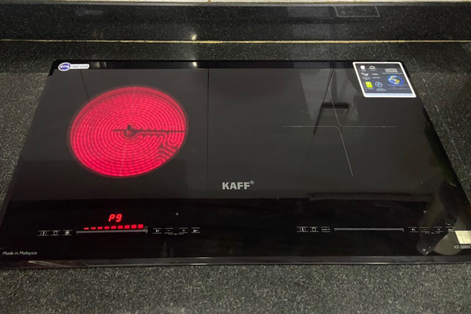 Bếp Điện Từ Âm KAFF KF-988IC | 01 Từ - 01 Hồng Ngoại