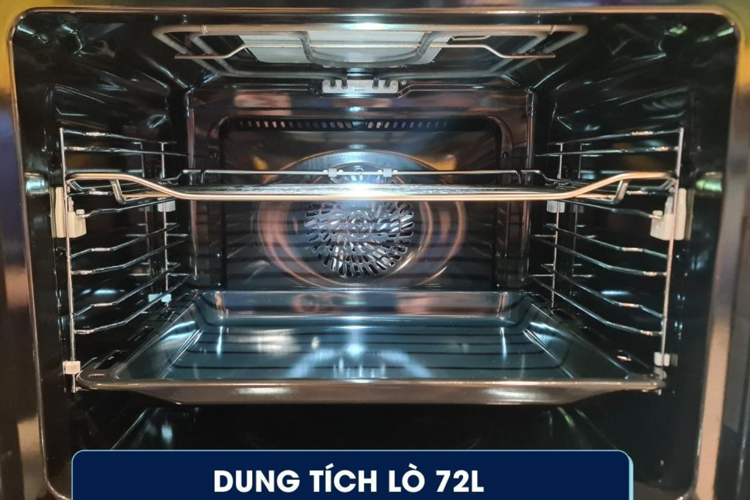 Lò Nướng Vi Sóng Malloca MOV-72 CB | Lắp Âm 72 Lít