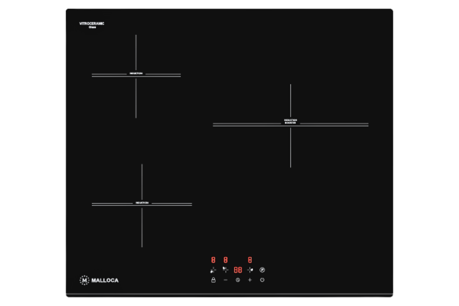 Bếp Từ Âm Malloca MH-5903 IN | 03 Vùng Nấu