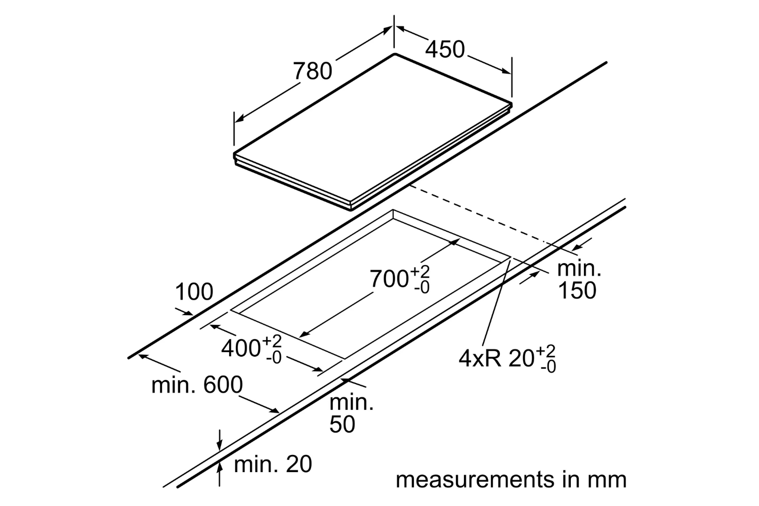 Bếp Từ Bosch Đôi PMI8256EVN Series 4 | Lắp Âm 02 Vùng Nấu