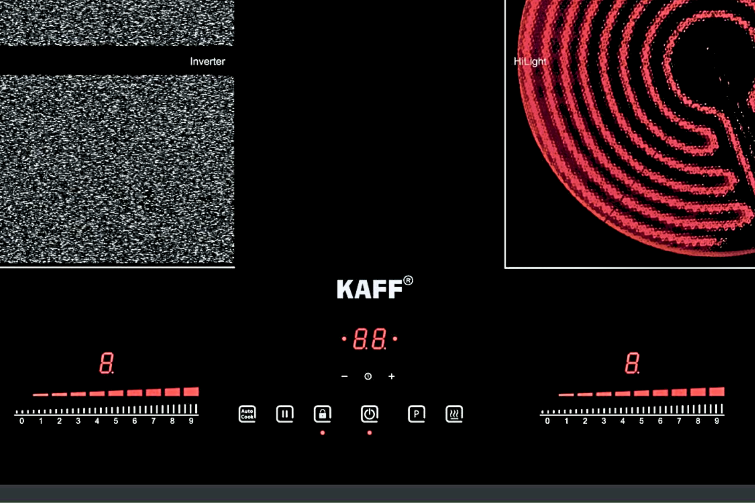 Bếp Điện Từ Âm KAFF KF-FL108 (Plus) | 01 Từ - 01 Hồng Ngoại
