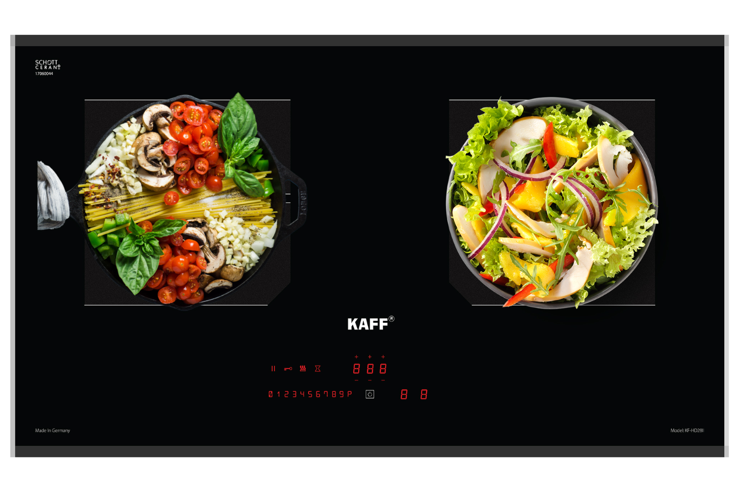 Bếp Từ Đôi KAFF KF-HD28II | Lắp Âm 02 Vùng Nấu