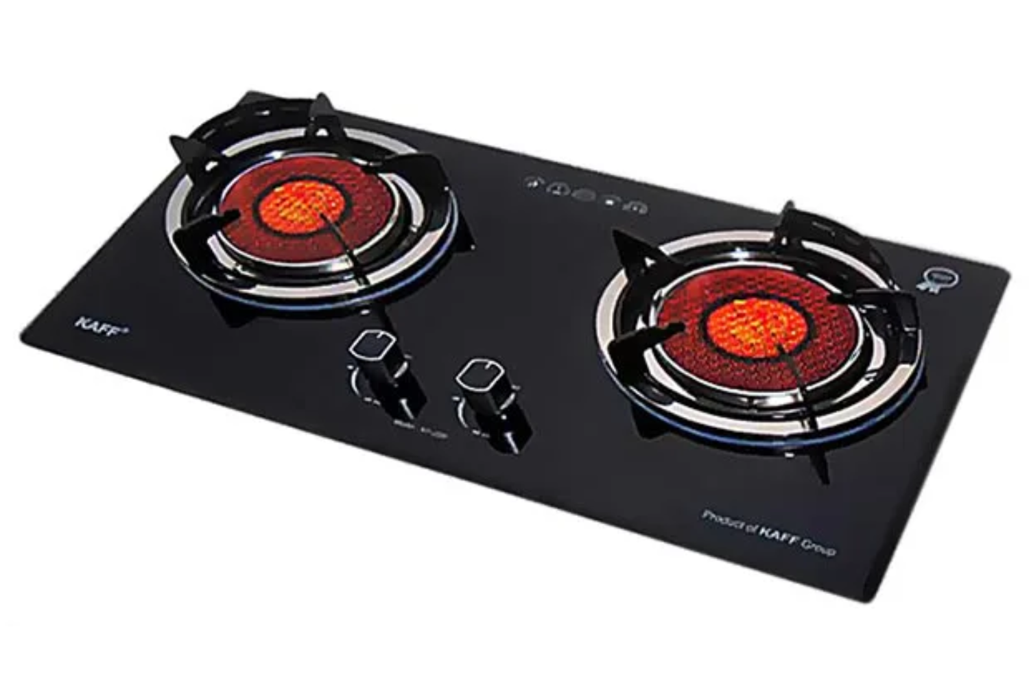 Bếp Gas Hồng Ngoại Kaff KF-208 | Lắp Âm 02 Vùng Nấu