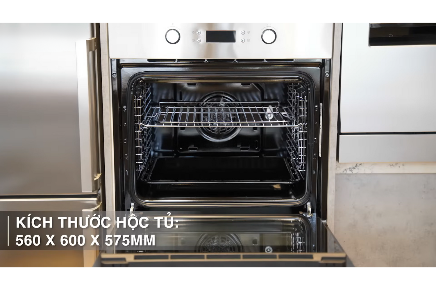 Lò Nướng Âm Tủ Hafele HO-4KT70A (538.61.442) | Dung Tích 70 Lít